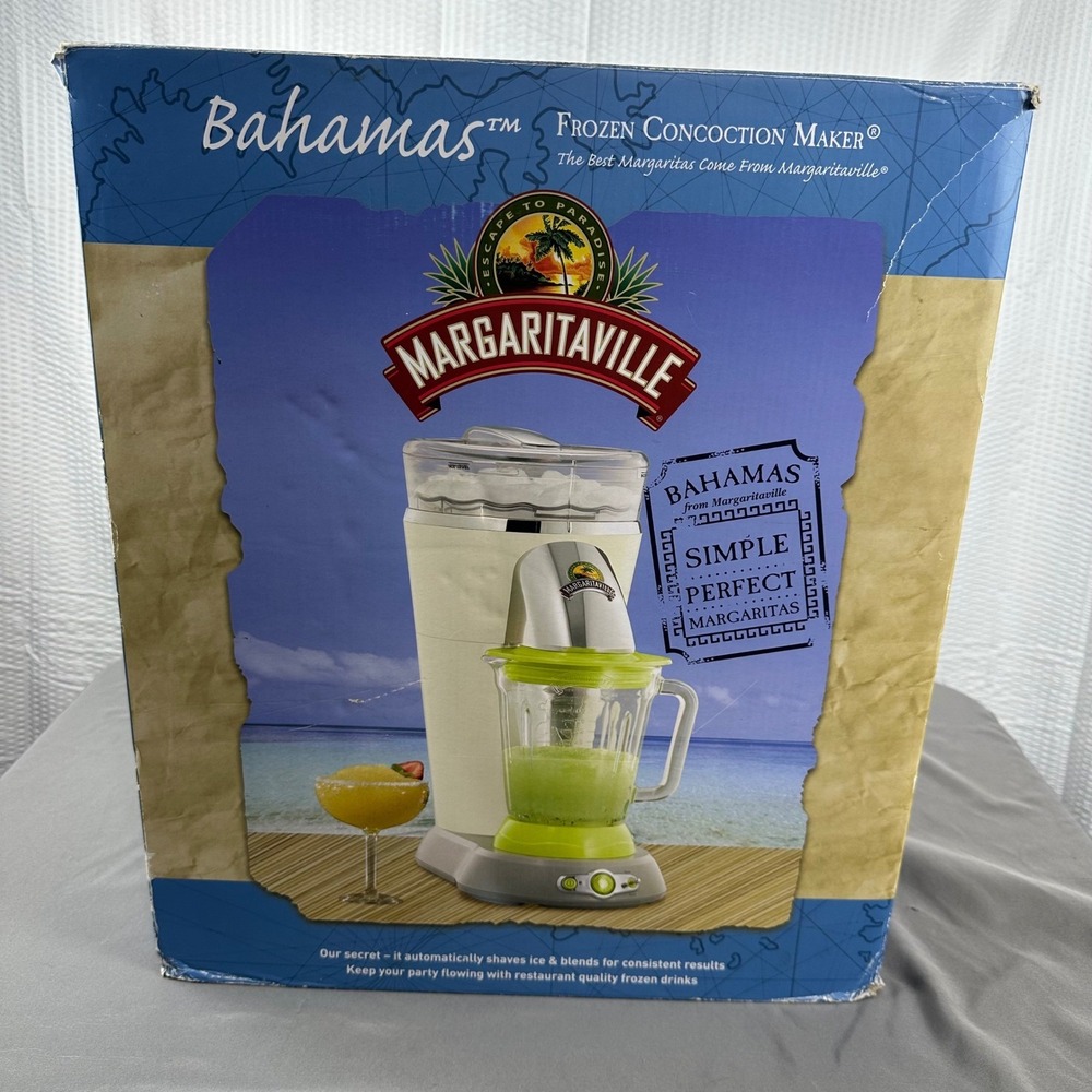 Margaritaville Bahamas Frozen Concoction Maker - Silver - DM0500 Tested